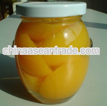 Peaches in can 425g fresh canned fruits in China 2013 high quality