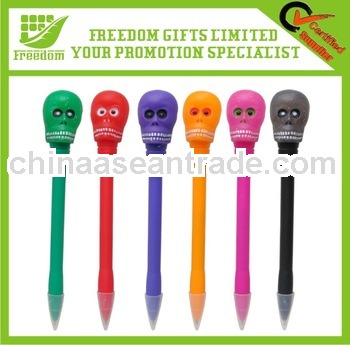 Personalized Promotional Skull LED Pen