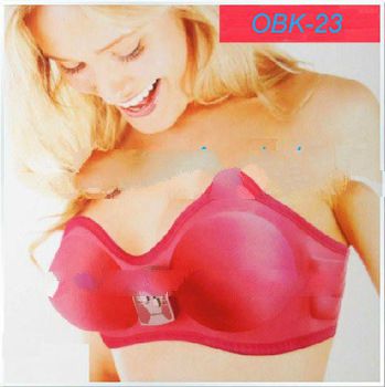Pink Vibrating breast enlargement bra/chinese breast massage