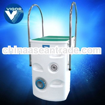 Pipeless swimming pool filtration unit for swimming pool PK8025