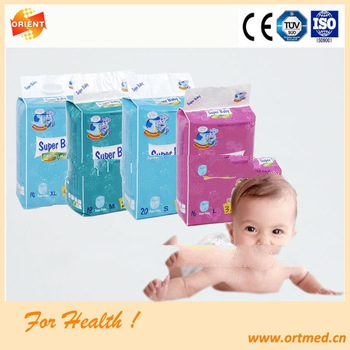 Plain woven easy to use newborn baby diapers