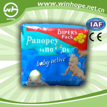 Plastic Backed Baby Diapers With Competitive Price! 2013 Hot Sale!