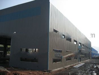 Prefab light steel factory building, warehouses, workshops