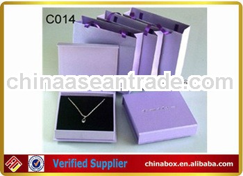 Printed Cardboard Necklace Box Display