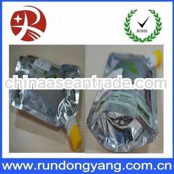 Printing stand up packaging spout pouches bag