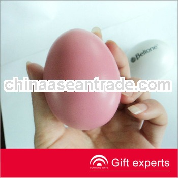 Promotional Different Shape PU Foam colorful egg shaped toy