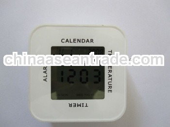 Promotional mini plastic alarm clock,desk clock for gift