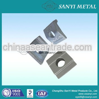 Rail clips and rail clamps railway anchoring fasteners guide rail clamps metal cast railway anchorin