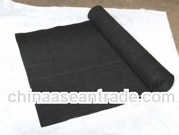 Rayon-based carbon fiber felt
