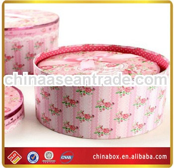 Round Cardboard Gift Box With Lids Wholesale