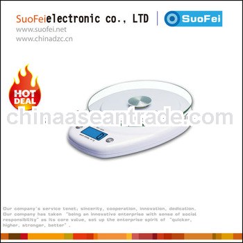 Round glass scale with round lcd backlight display SF-630