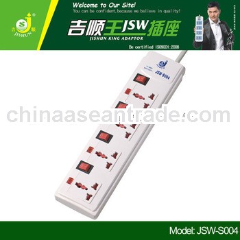 S004 High Quality Power Strips With Individual Switches