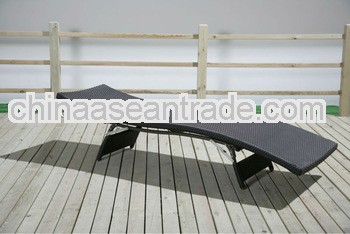 SGS Approved Outdoor Rattan Chaise Lounge (DW-CL001) A