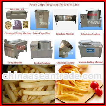 Semi-automatic french fries making machine