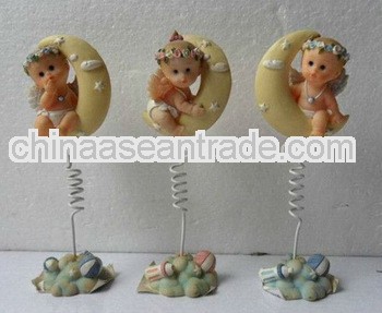 Small ceramic statues with stick