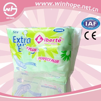 Soft breathable with high absorbency!!sanitary napkin brands