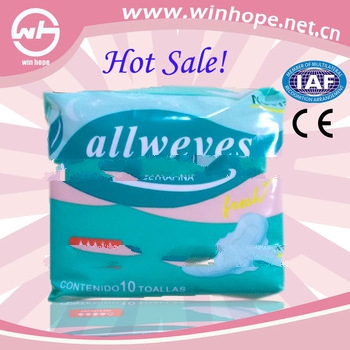 Soft breathable with high absorbency!!winalite love moon sanitary napkin