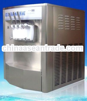 Stainless steel soft cream machine with CE