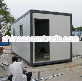 Steel frame shipping container house with high quality