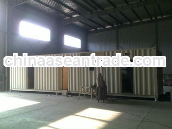 Steel structure movable house/shoping with corrugated plate
