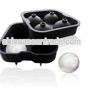 Summer hot sell kitchen/bar 100% food degree silicone ice ball
