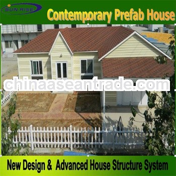 Sunrise ecnomic and new concept green prefabricated house