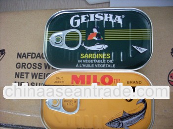 Supply Canned Sardines in vegetable oil