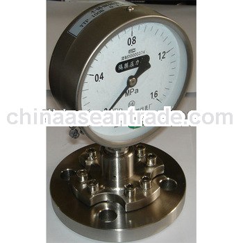 Supply Stainless Steel Diaphragm Pressure Gauge/YTP-100 1.6 Mpa