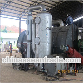 The advanced tech and hot selling waste oil distillation plant