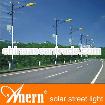 The latest good quality compact design 120w 10m solar power street light