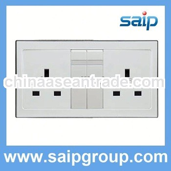 Top quality UK switch and socket electric wall switch socket 220v