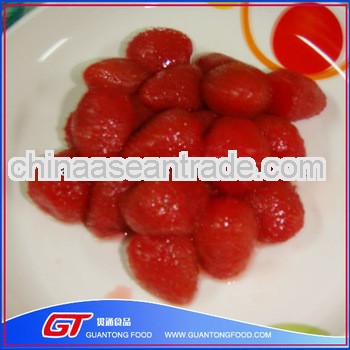 Top quality sweety canned fruit strawberry in syrup
