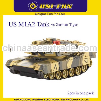 UNI-FUN HQ508 1/32 scale infrared battle rc tiger electronics toys rc tank tracks(2 pcs in one set)