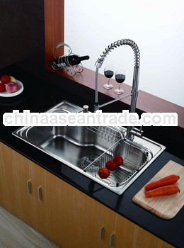 UPC pull out kitchen faucet waterfall