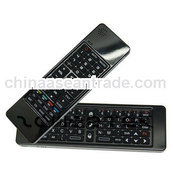 Ultra-Slim 2.4GHz Skype Multimedia Wireless Keyboard with Sixaxis Gyro Fly Mouse & IR Learning R