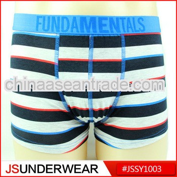Underwear for men with printing stripes