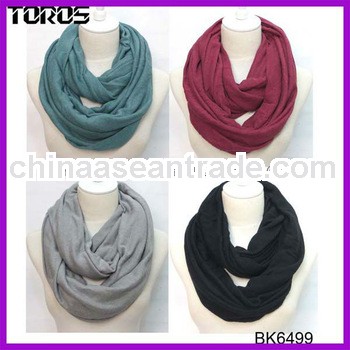 WHOLESALE CHEAP POLYESTER INFINITY SEAMLESS TUBE SCARF