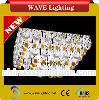 WLC-39 crystal with remote control led ceiling light room