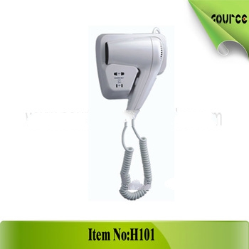 Wall Mounted Hair Dryer With Professional Salon Shave Socket Hotel Holder Electric Steam Wall Mounte