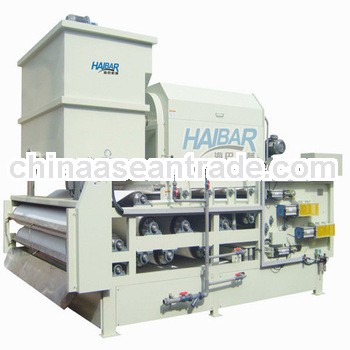 Wastewater Treatment Equipment for Sludge Dewatering and Thickening Belt Filter Press HTE-1000