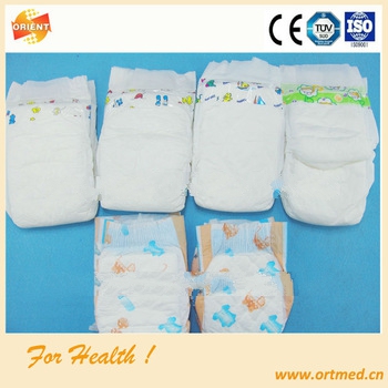 Wetness indicator cartoon printed cute diapers