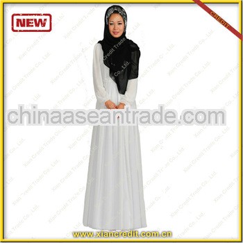 Wholesale 2013 fashion white color Abaya designs
