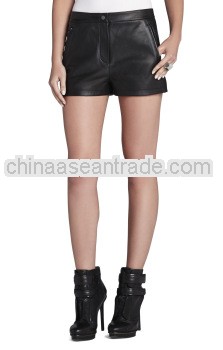 Wholesale Artificial leather shorts