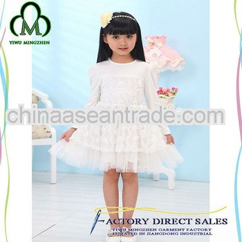 Wholsale rose flowers kids dresses with strap for aumtum
