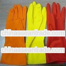 Women in rubber gloves used in light industry/agricultal approved CE/ISO