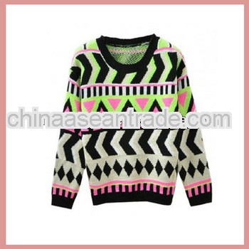 Wool warm sleeve kid's fashion sweater Hot sale sweater for kids