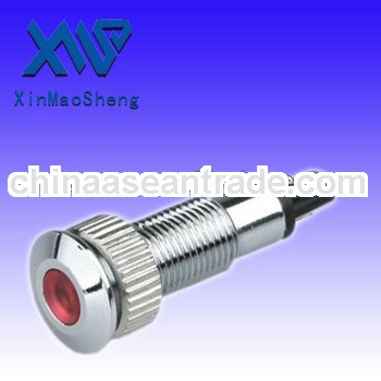 X8-12 6VDC Metal signal lamp 8mm metal indicator lamp 6v 110v lamp for electrical