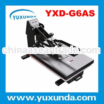 YXD-G6AS 38*38cm Auto open sublimation machine for t-shirt printing with slide out press bed