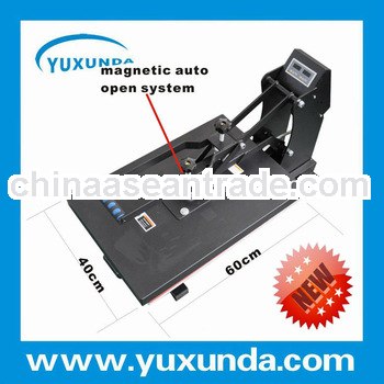 YXD-G6AS 40*60cm Auto open sublimation machine for t-shirt printing with slide out press bed