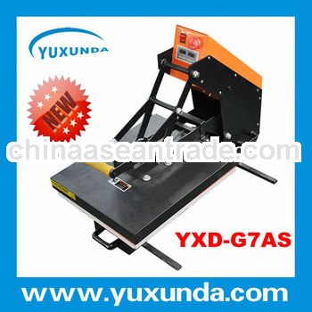 YXD-G7AS Yuxunda low price automatic open & slide-out plain heat transfer machine